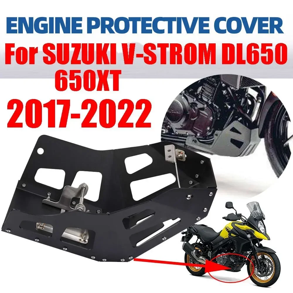 

Motorcycle Engine Chassis Guard Protection Cover Skid Plate Protector For SUZUKI V-STROM DL650 650XT DL 650 XT VSTROM 650 650XT