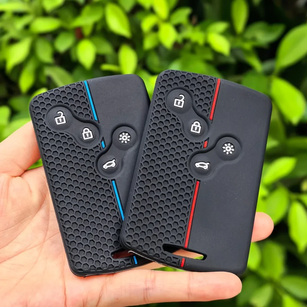 

Silicone Car Key Case Cover Shell for Renault Duster Captur Clio Logan Megane 1 2 3 Koleos Scenic Nema Fluence Zoe Accessory