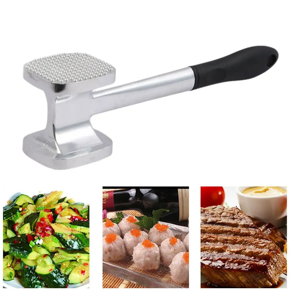 

1Pc Meat Tenderizer Hammer Mallet Tool For Pounding Beef Steak Chicken Pork Stainless Steel Meat Hammer Kitchen Tool T7U7