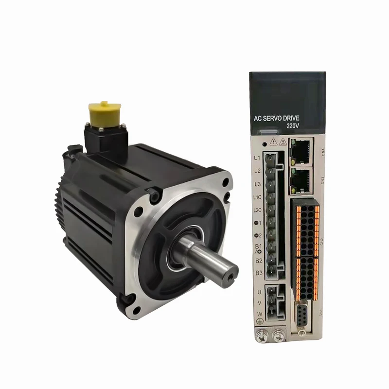 Siheng Motor Factory's CE Quality 1.3KW AC Servo Motor 1500RPM 220Vac Driver 17bit Absolute Encoder Single-Phase 3phase 130mm