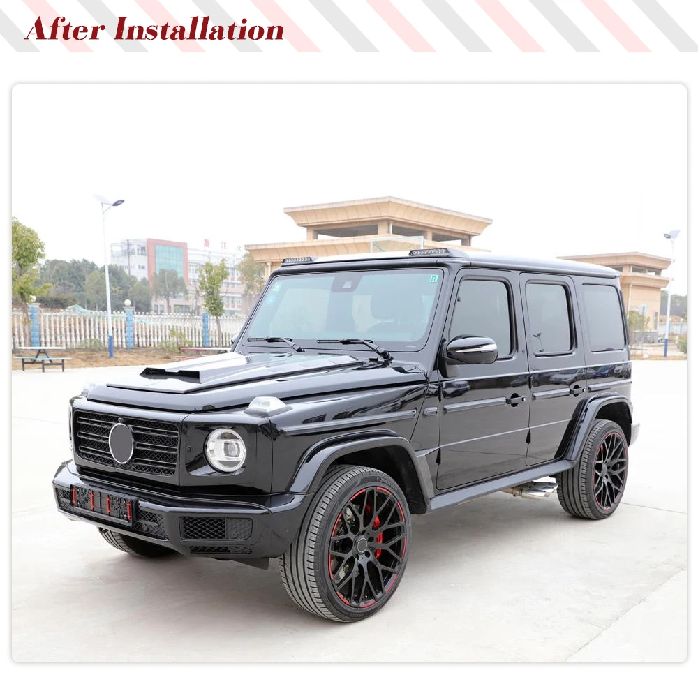 Carbon Fiber Car Door Fenders Air Vents Fins Splitters Canards Vent Trims For Mercedes-Benz G Class All Model W463 W464 G550 G63