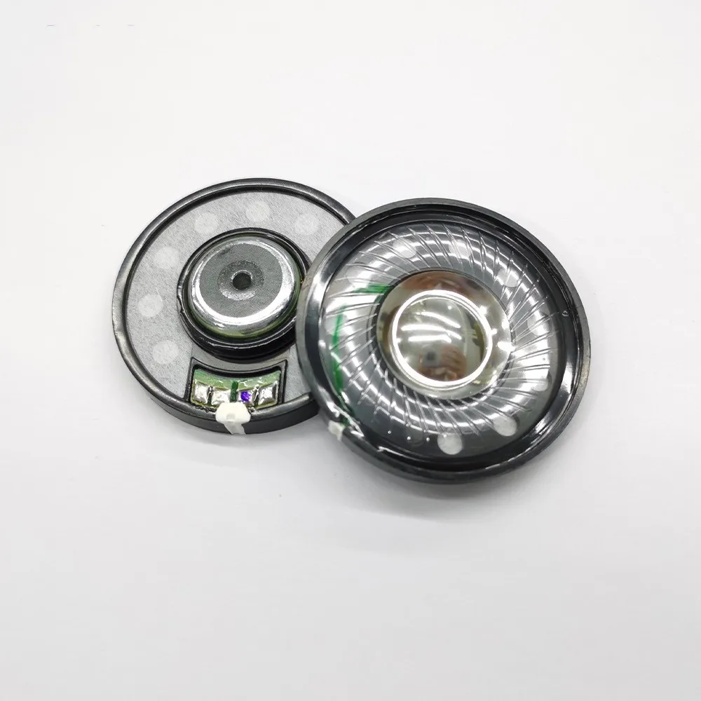 50 มม.หูฟังลําโพง 15ohm Hifi ชุดหูฟังคอมโพสิต TITANIUM ฟิล์มหูฟังอะไหล่ซ่อม 117DB ดีเบสสินค้าใหม่