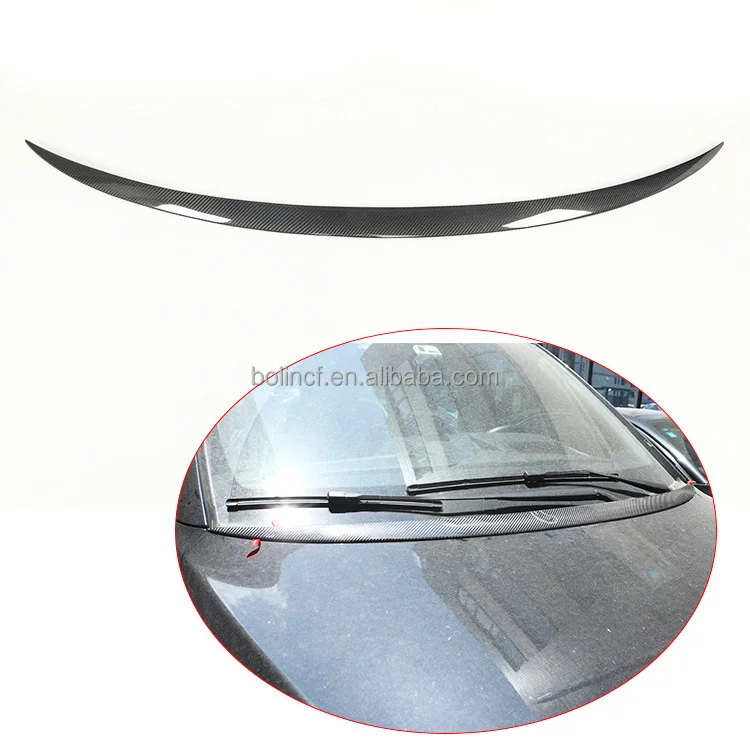 

Carbon Fiber Car Hood Fit Trim Decorative Strip for Mer cedes Benz V-Class W447 V260 V200 VITO Hood Cover Trim Kit