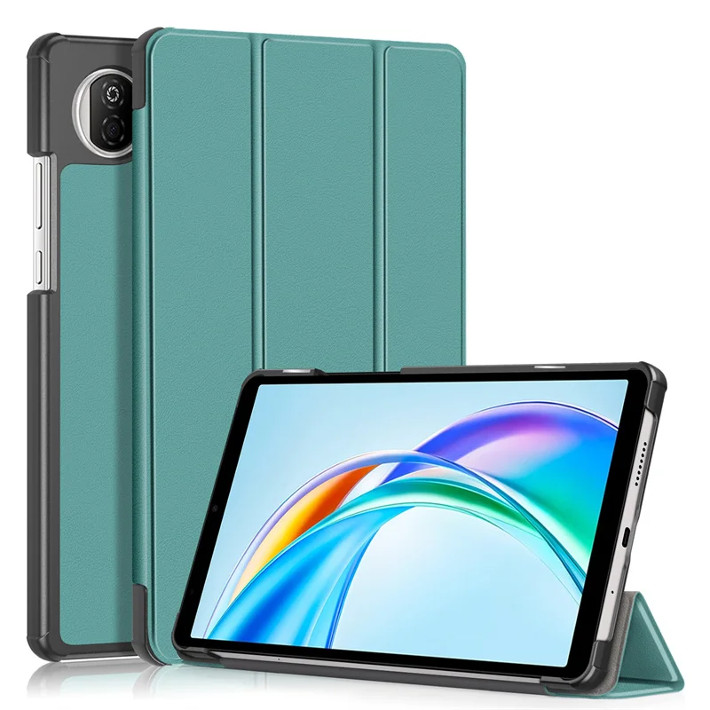 For Huawei Honor Pad X7 Case 8.7 inch Trifold Magnetic Leather Stand Hard Stand Cover for Honor Pad X7 Case Kids JMS-W09 JMS-L09