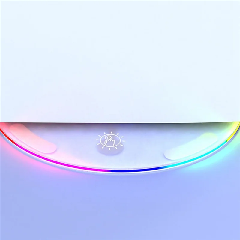 A68Z Console Dock Stand For PS5 Slim Console Disc Upright Stand With RGB Dazzle Color Console Dock Simple Stand