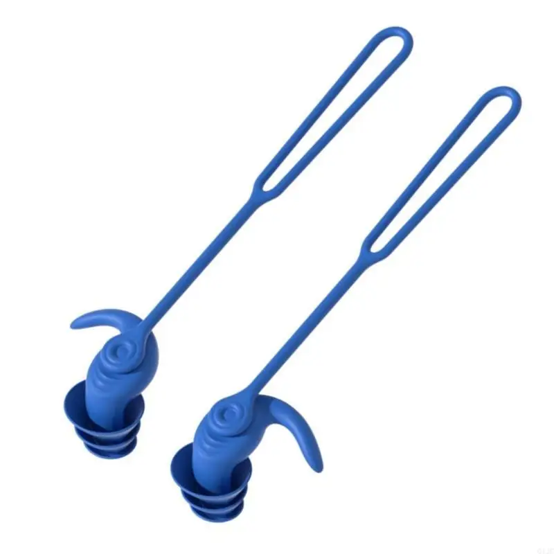 Q1JC Skuteczne silikonowe zatyczki do surfowania do snu i cichej pracy na studiach 2PCS