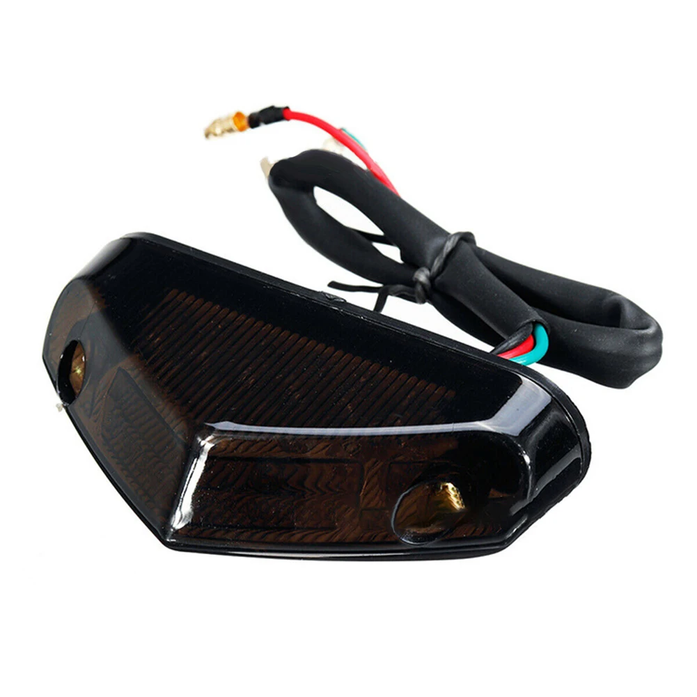 1pc Motorcycle DC 12V LED Taillight Motorbike Headlight Rear Brake Stop Light Fender Tail Lamp Universal Motorcycle Light