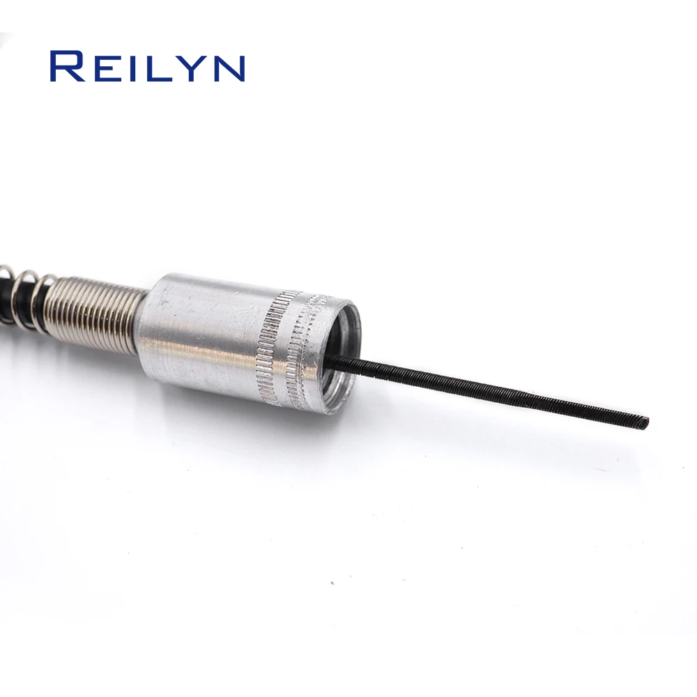 Eje Flexible M19X2MM tamaño de interfaz para herramientas rotativas Dremel, amoladora de troqueles, accesorio de herramienta eléctrica con mandril M8X0.75mm