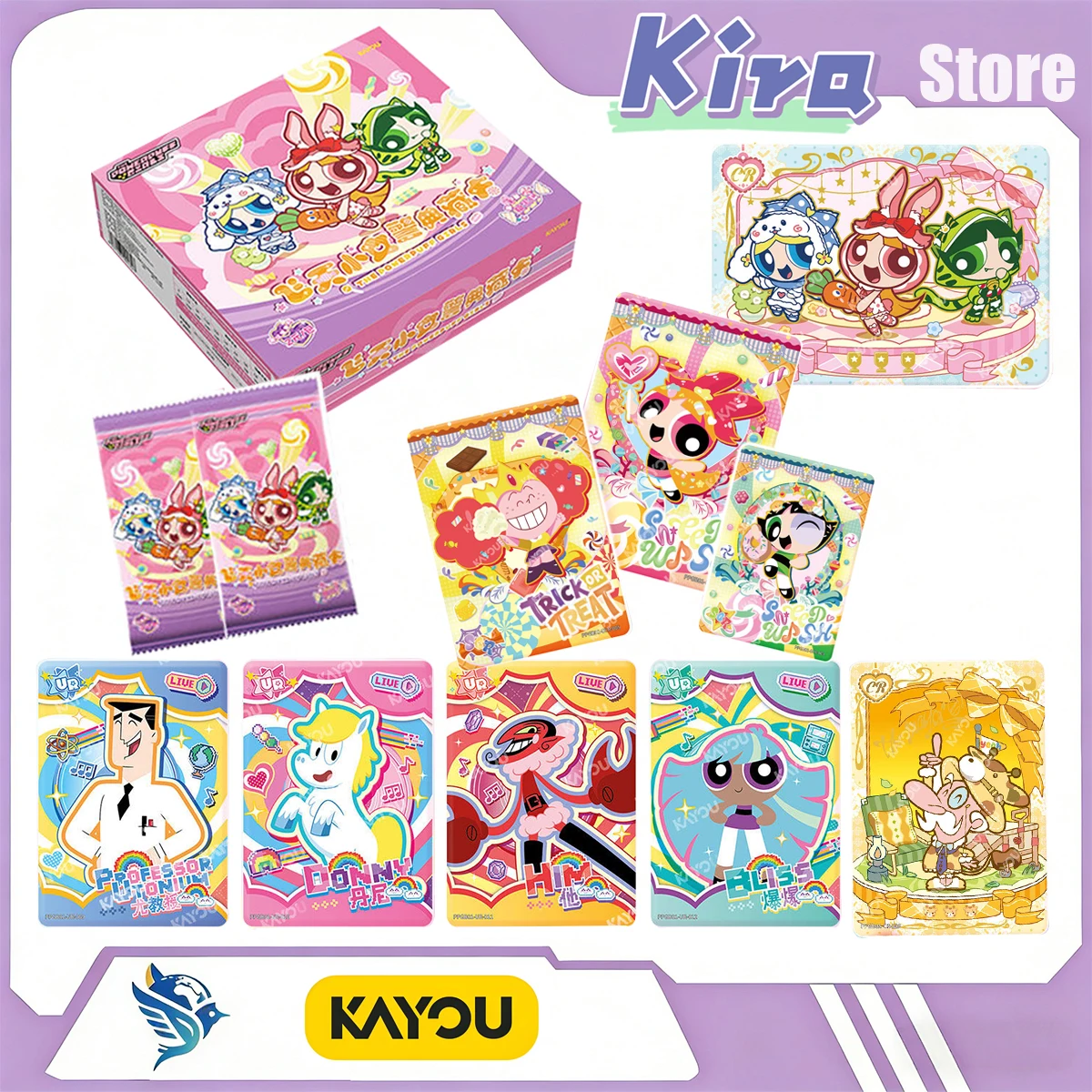 

Коллекционный набор карточек-конфет Kayou The Powerpuff Girls GDetective, 1-е издание, официальный магазин, официальная лицензированная аниме-продукция