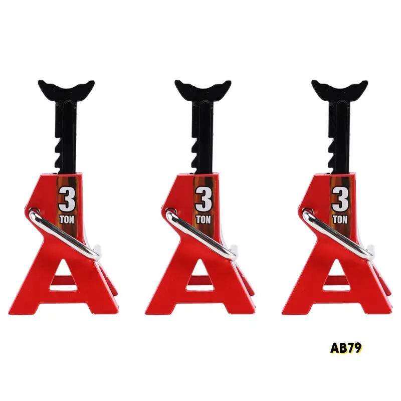 6Pcs 1/10 RC Cars Metal Jack Stands Repairing Tool RC Crawler Climbing Car Repair Tools Diecasts Vehicles Model Parts,3T