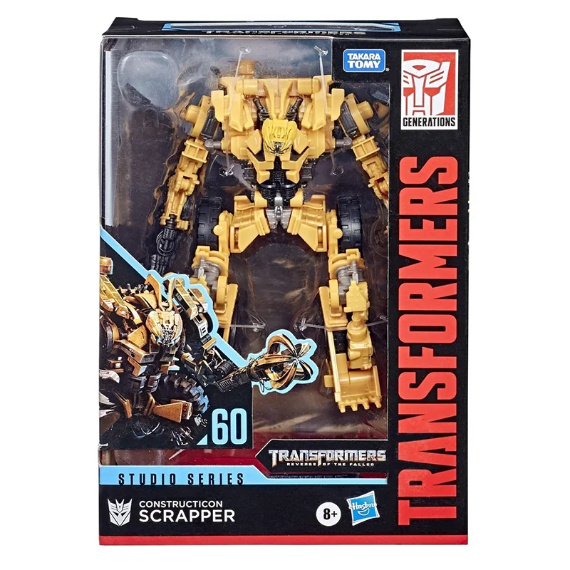 Hasbro Transformers Studio Series SS60 Scrapper Constructicon 18Cm Voyager Classs Anime Original Action Figure Model Toy Gift