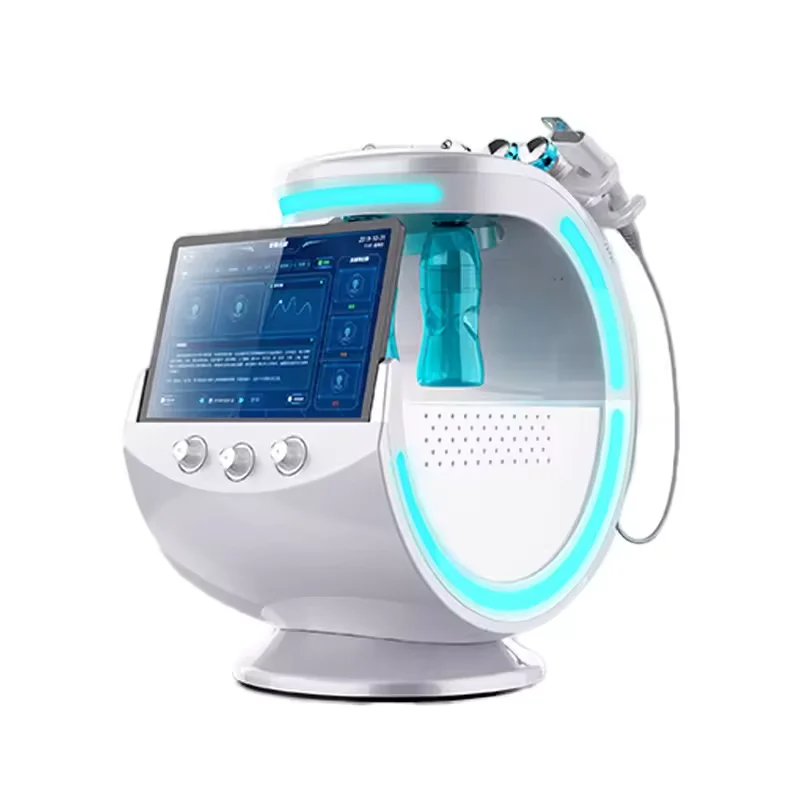 8 in 1 Skin Analyzer Facial Cleaning Microdermabrasion Diamond Water  Peeling Cleaning Machine