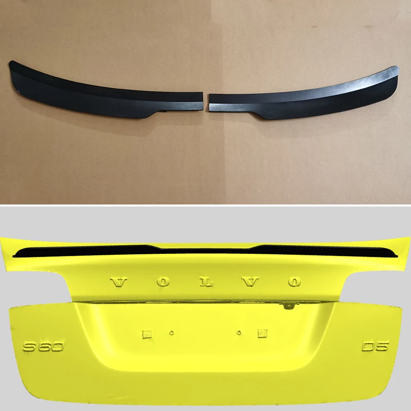 Spoiler Use For Volvo S60 2011--2019 Year Rear Trunk Wing Body Kit Accessories M4 Sport Style Self-design