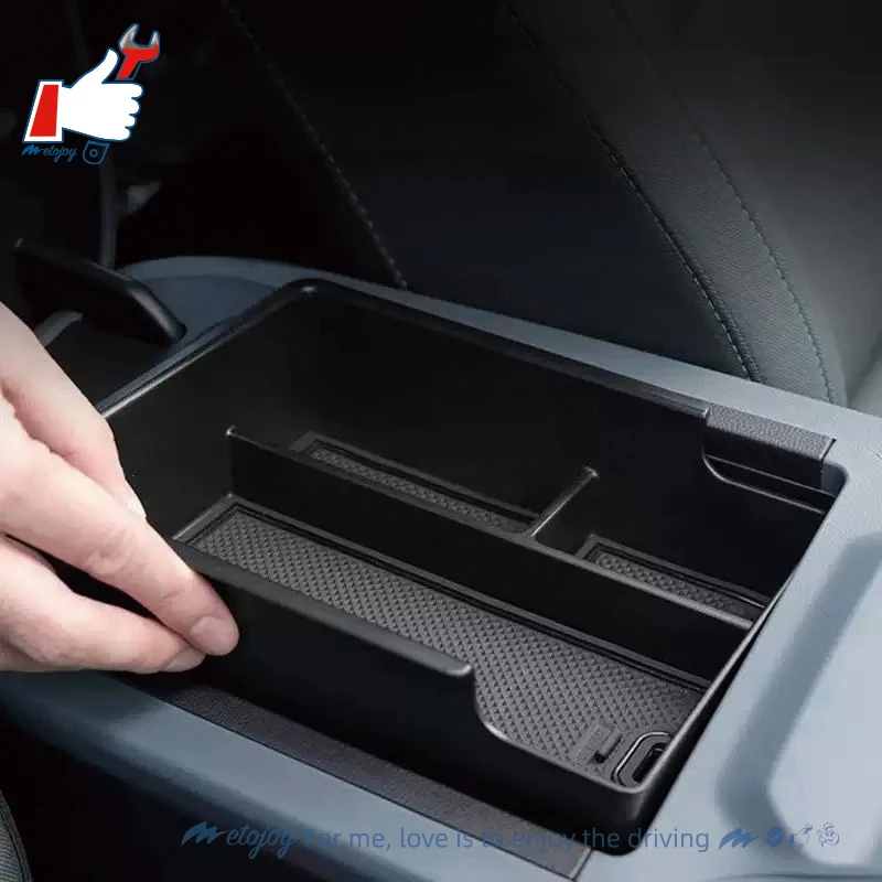 

METOJOY For Hyundai IX35 2021-23 ABS Custom Fit Armrest Storage Box Storage Case Behind Screen Center Console Storage Container