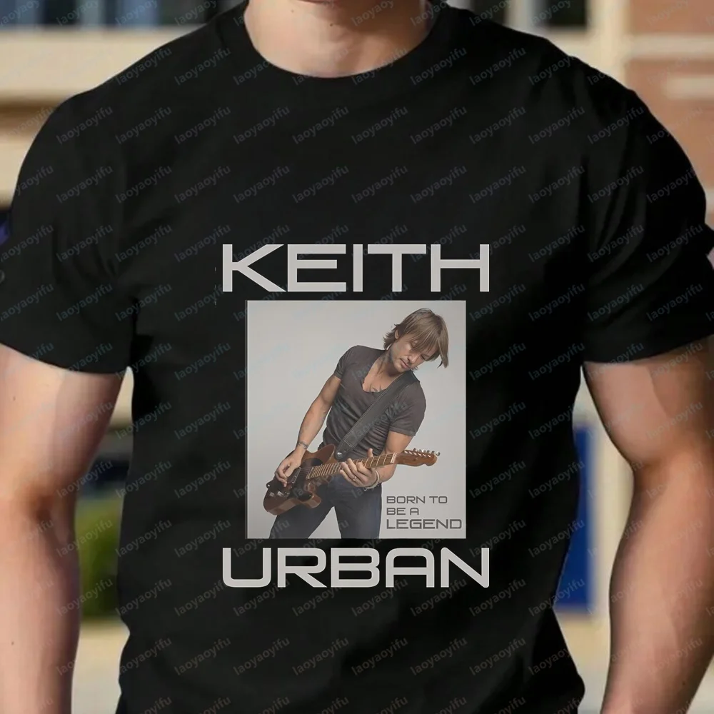 New Summer Tops and T-shirts By Keith Urban - Short-sleeved Men's and Women's Round-neck Shirts, Comfortable T-shirts
