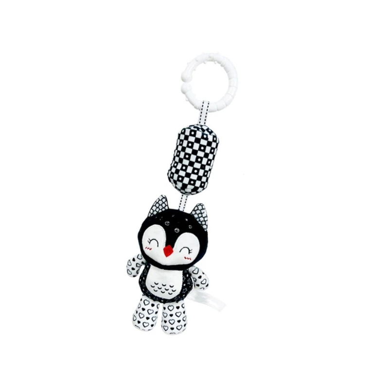 Culla sensoriale Giocattolo mobile per neonato Morbido peluche Culla Mobile Sonaglio Passeggino Appeso Animale Massaggiagengive