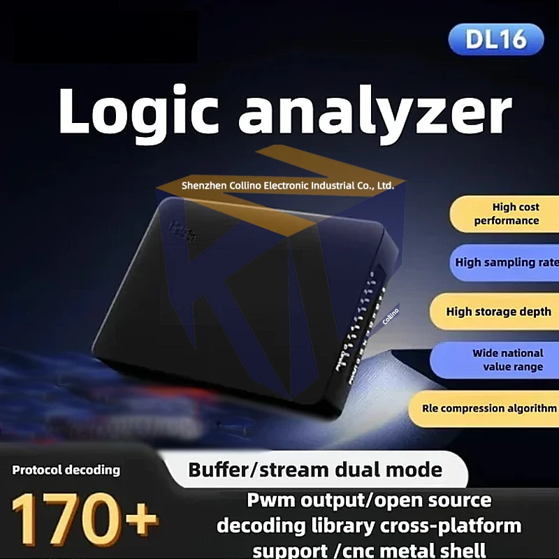 

1pcs DL16 Logic Analyzer Protocol Decoding 16-Channel ARM FPGA Debugging Assistant (USB)