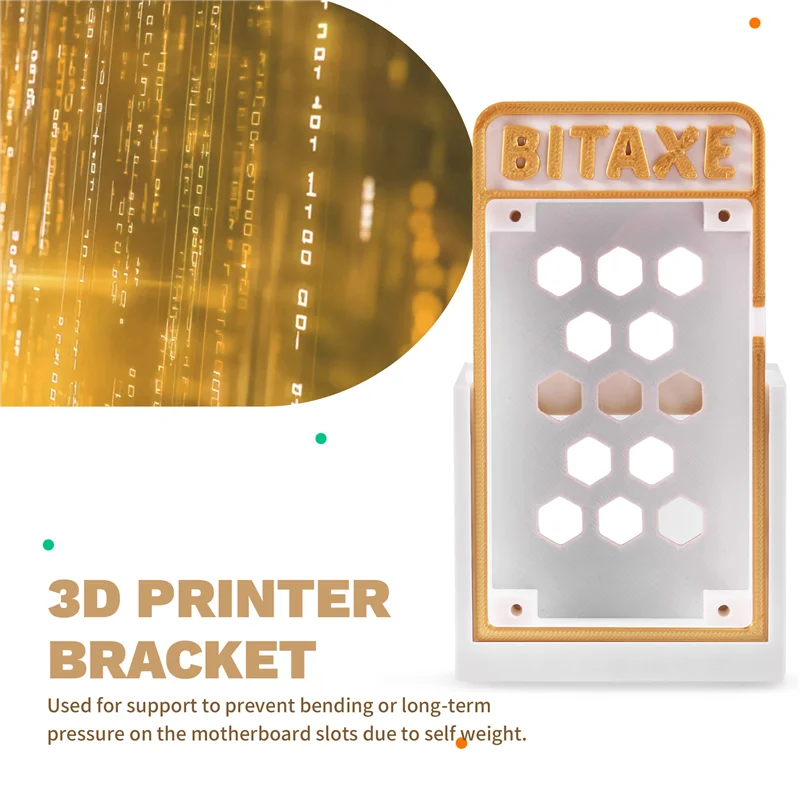 

A13E-For Bitaxe Gamma 601 Miner Bracket 3D Printer Stand For Bitaxe Gamma 601 Bitaxe Supra 401 Stand