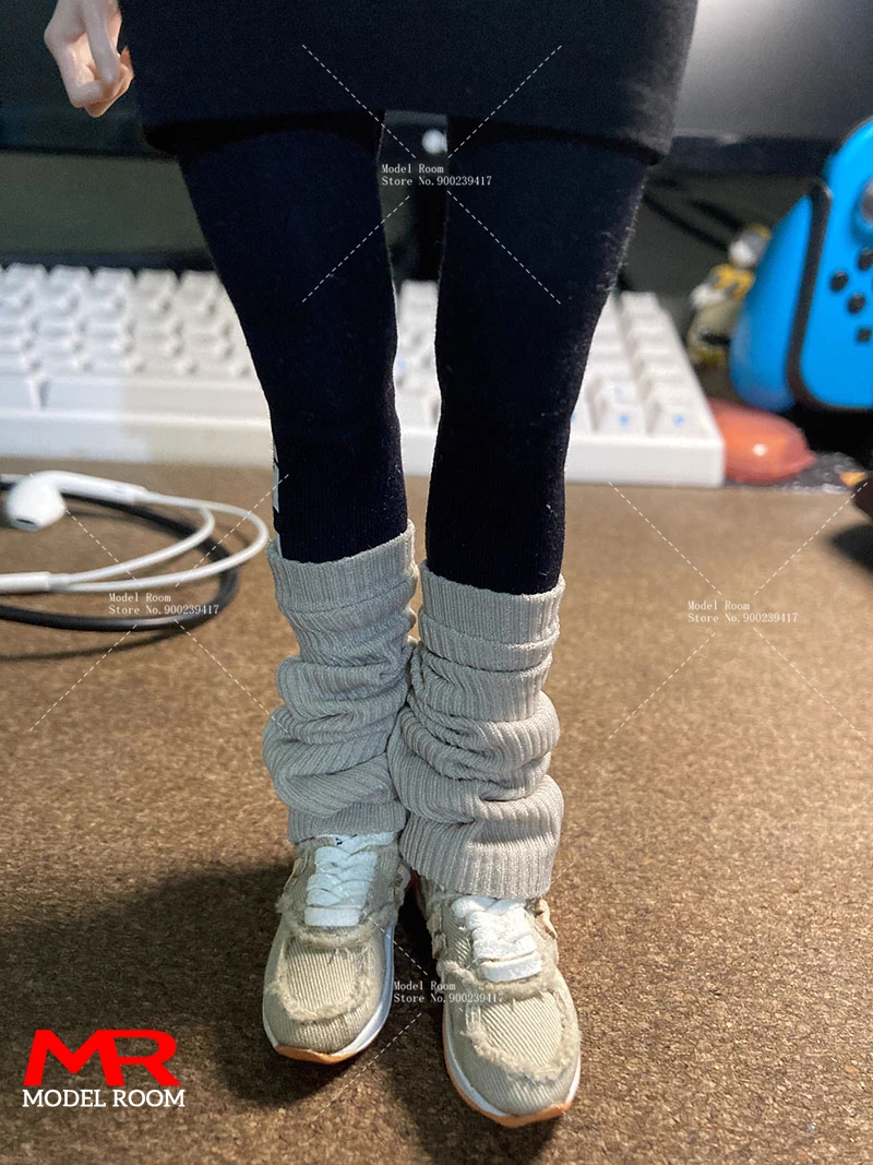 1/6 Scale Female Knitting Leg Warmers Loose Socks Cover Clothes Accessories Model Fit 12\'\' Soldier Action Figure Body Dolls