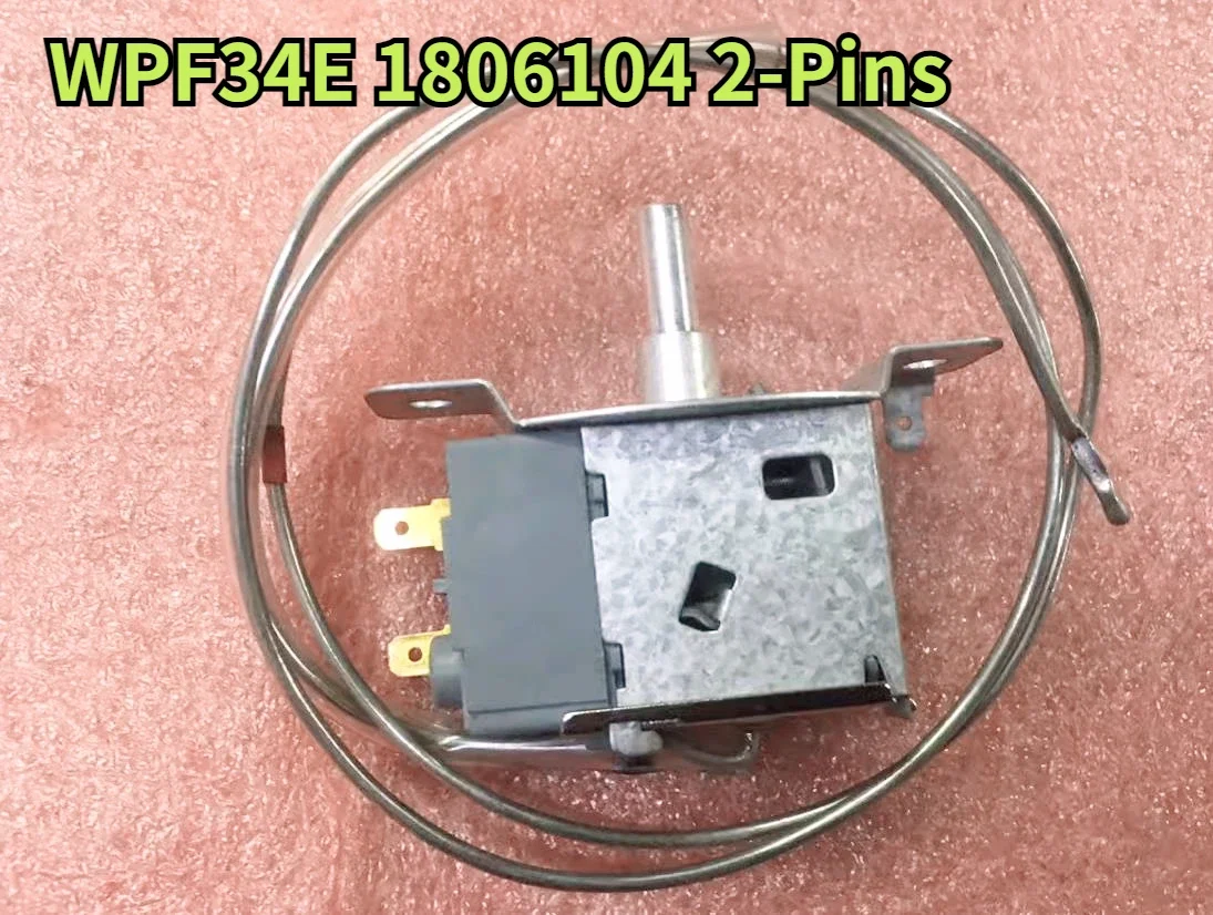 Refrigerator Temperature Controller Parts WPF34E 1806104 2-Pins Sensor Probe Thermostat For Hisense Ronshen  Refrigerator