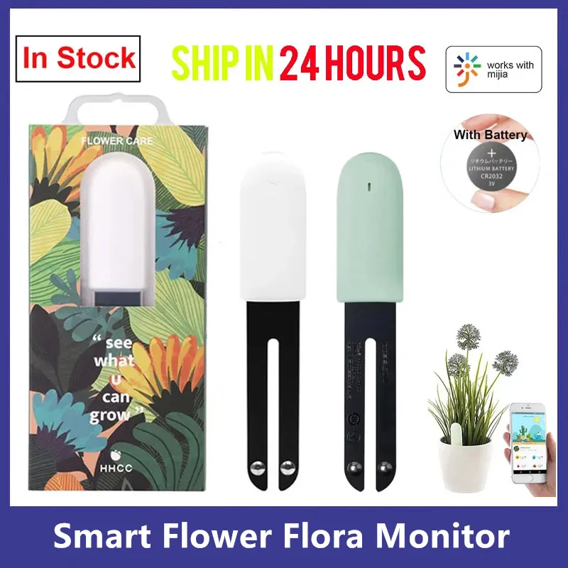 

HHCC Flower Monitor Flora Garden Care Plant Grass Soil Water Fertility Smart Tester Sensor Gardening Detector For Xiaomi Mijia