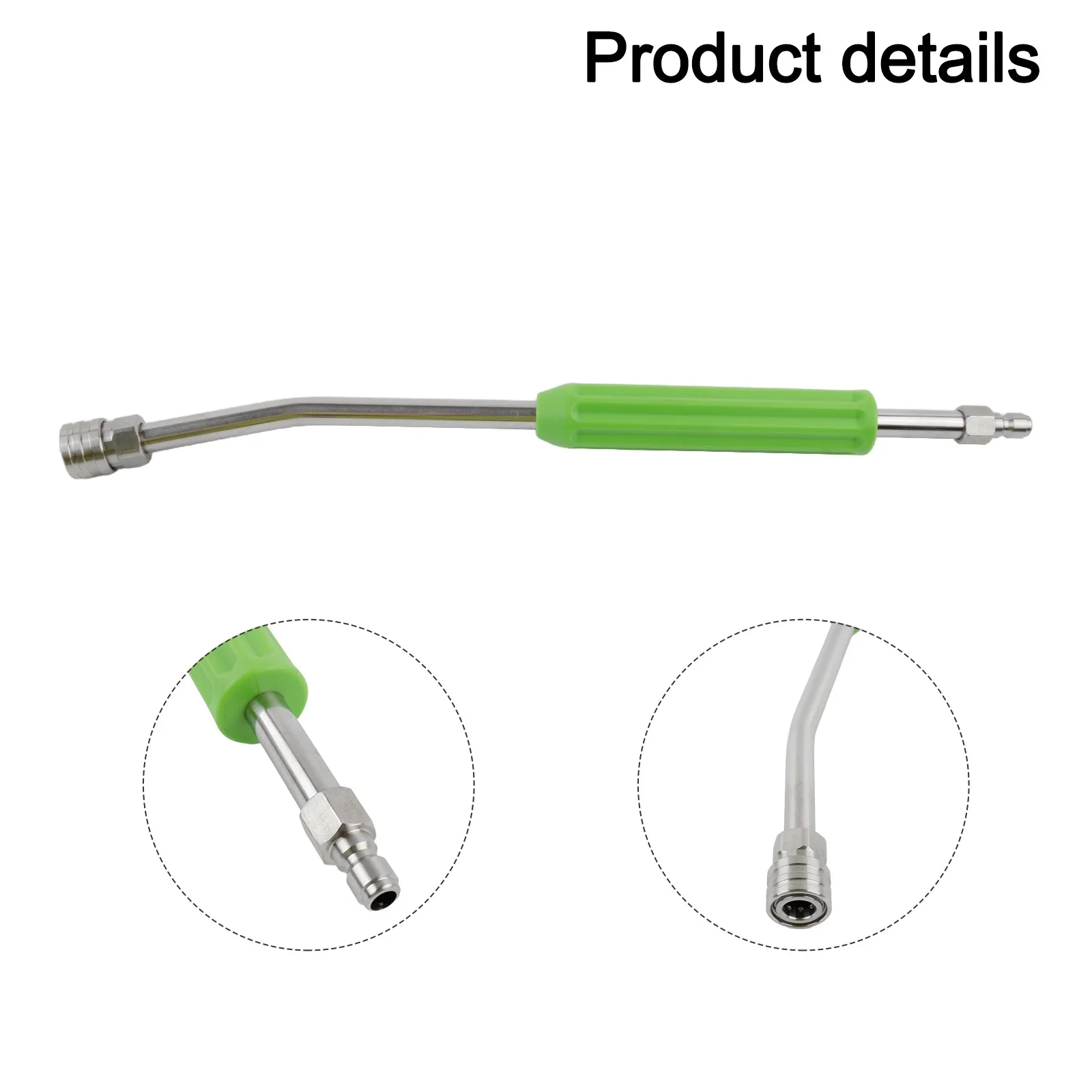 Herramienta de limpieza de 15 pulgadas y 15 pulgadas, herramienta de extensión para lavadora a presión, accesorio de limpieza, alcance mejorado, compatibilidad multisuperficie