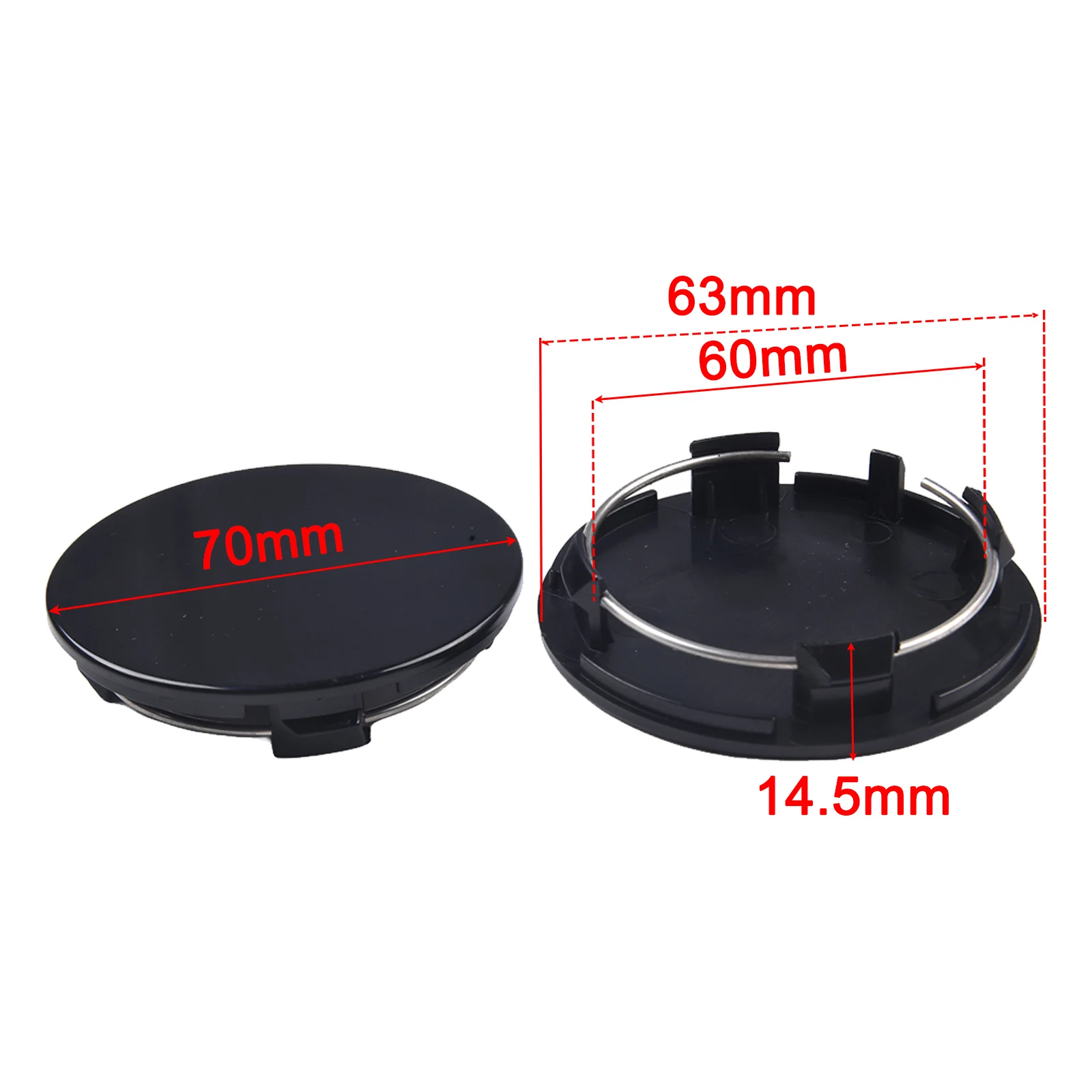 4Pcs 70mm Wheel Hub Center Badges Fit For RM Rims Type Tyre Center Rim Hub Cover Vehicle Wheel Hub Center Cap Cover