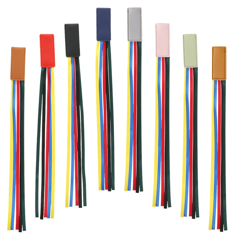 

8pcs Ribbon Bookmarks Delicate Multi Marking Ribbons Page Marker for Books Reading Decorative Reusable