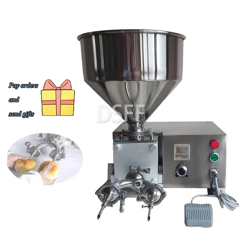 Puff Core Injection Machine Electric Cake Cream Jam Chocolate Salad Filling Machine