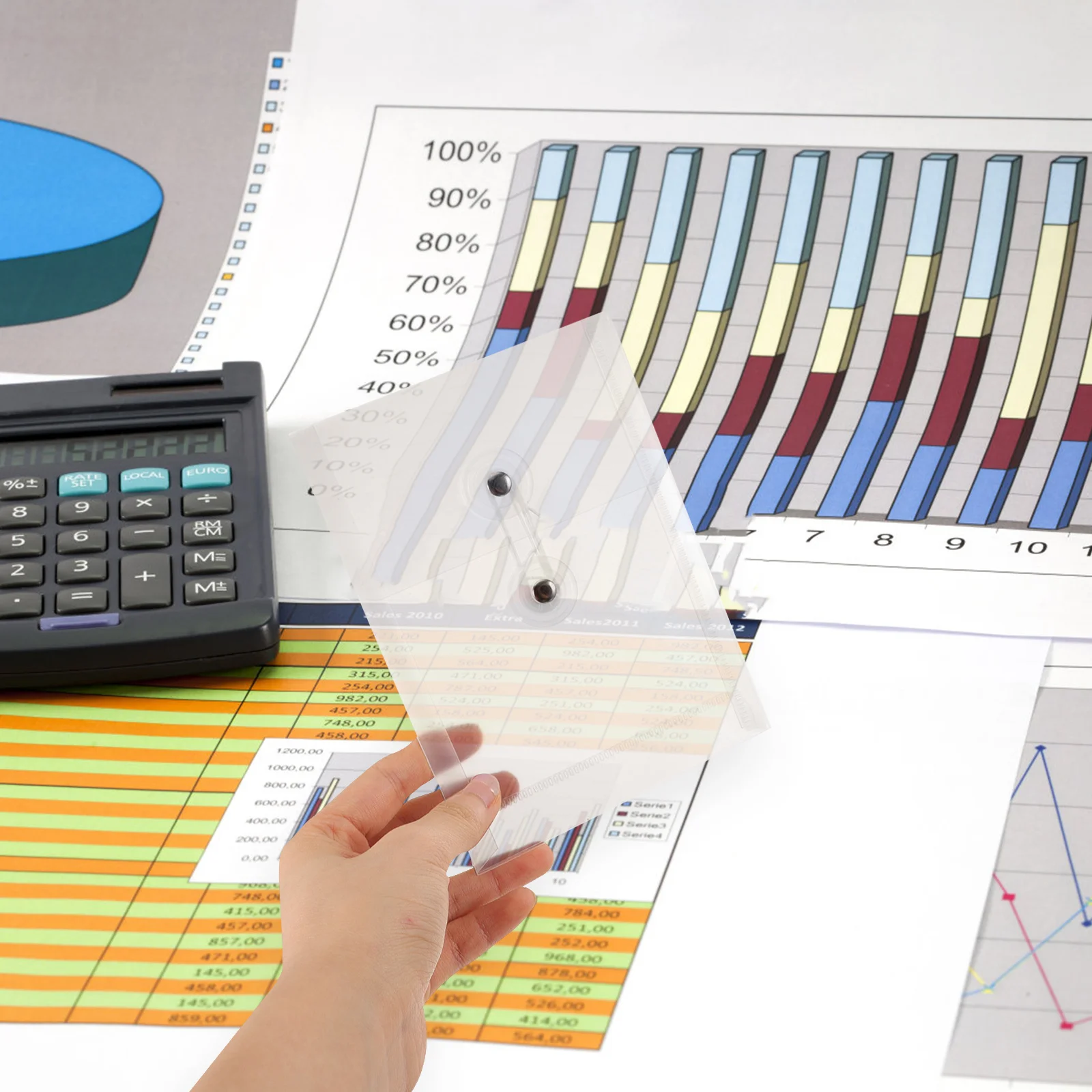 

5 шт. прозрачные пакеты для файлов, органайзер для документов, легкие сумки для хранения для офиса, школы, практичные защитные пленки для файлов