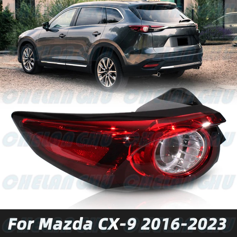 LED Tail Light For Mazda CX-9 2016 2017 2018 2019 2020 2021 2022 2023 US Version Left Outer Side Rear Lamp Brake Lights