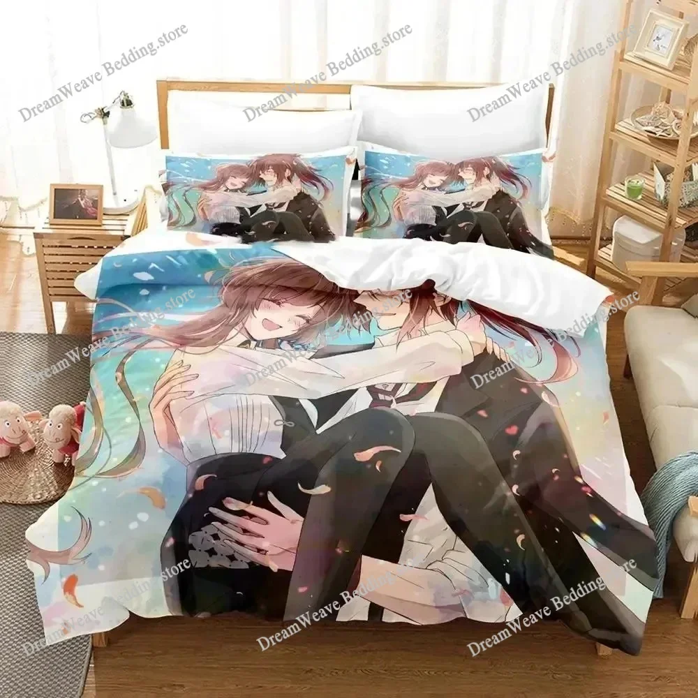 New Collar X Malice Bedding Set Single Twin Full Queen King Size Bed Set Adult Kid Bedroom Duvet Cover Sets 3D Print Game Anime9 3