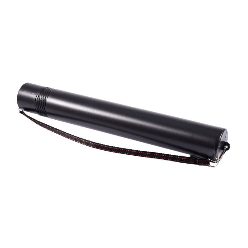 A01K-3X Black Plastic Drawing Picture Storage Tube Poster Scroll Holder