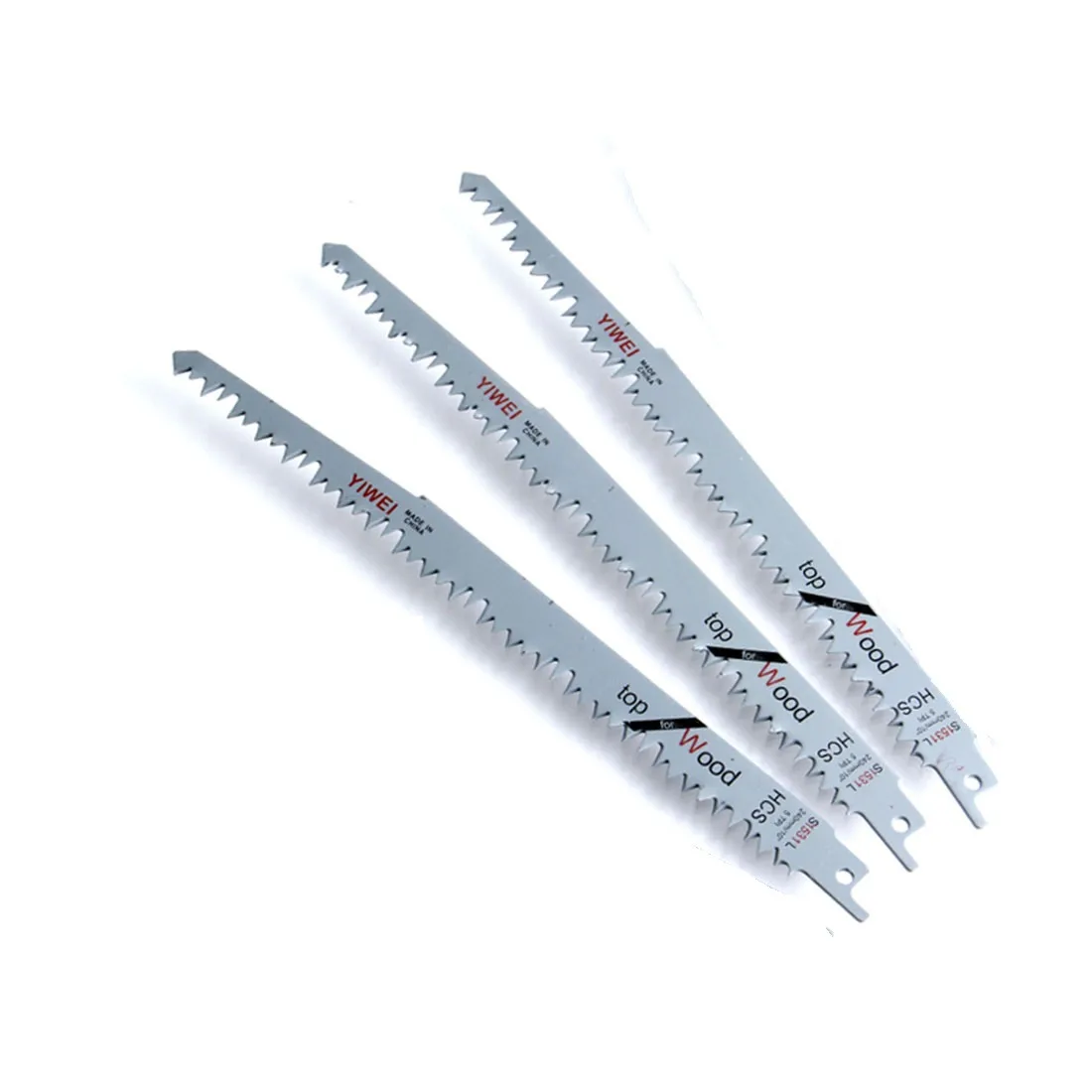 1/3/5PCS Reciprocating Saw Blades For Woodworking Carbon Steel Saber Saw Blades S1531L Cutting Curve Hacksaw Blades