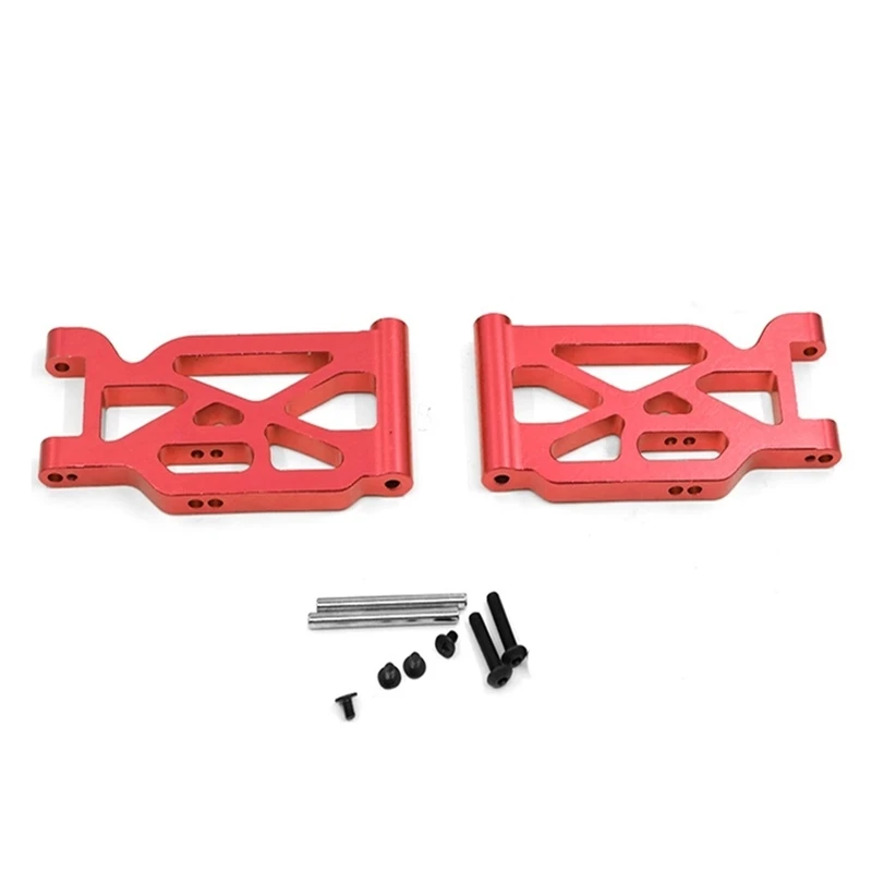 2Pcs Aluminum Alloy Front Suspension Arm Swing Arms for Wltoys 104001 1/10 RC Car Upgrade Parts Accessories,red