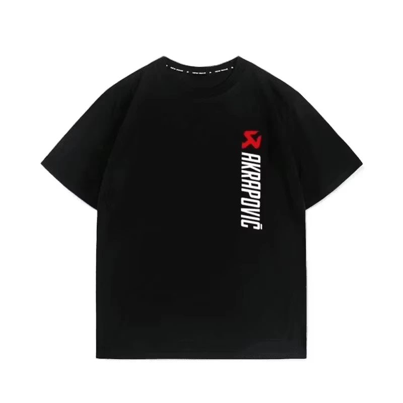 

New Summer Motorcycle Car Modification Culture Men's T-Shirt Scorpion Akrapovic Printing Summer Motorcycle Men's Cotton