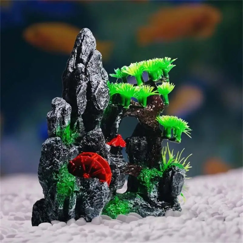 97QD魚タンクロッカリー人工草工芸シミュレーションランドスケープグラス植物魚タンク造園魚タンク植物