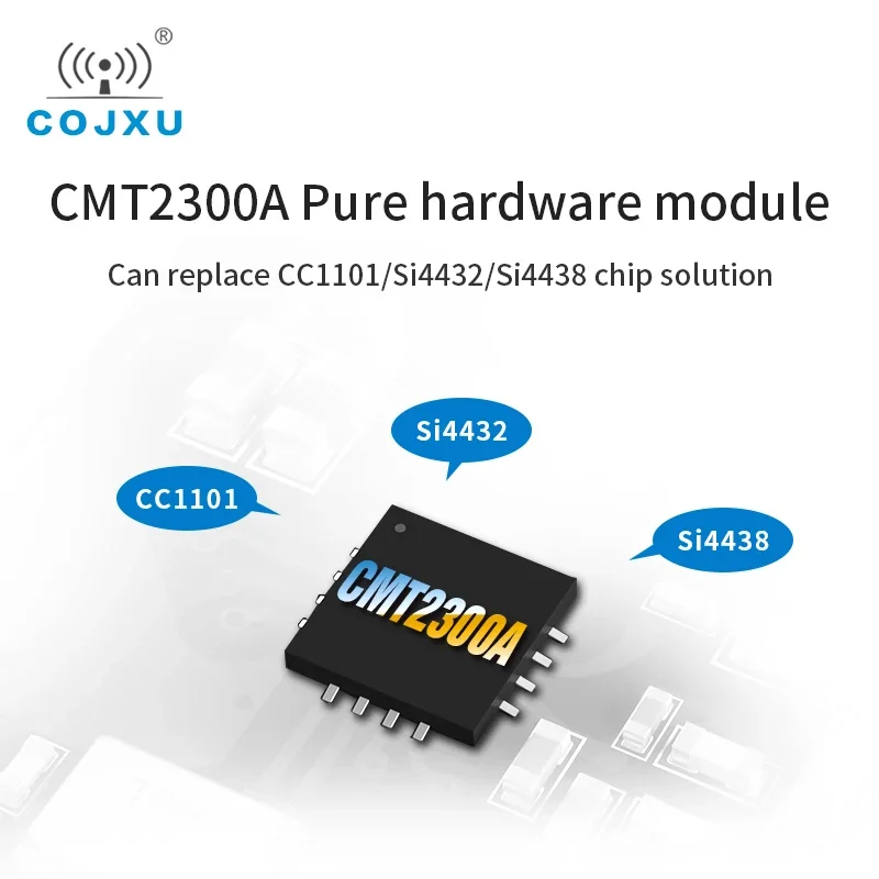 CMT2300A 410-510MHz Wireless Module 20dBm 2500m Range Low Power Consumption 433MHz ISM Band SPI RF Module E49-400M20S