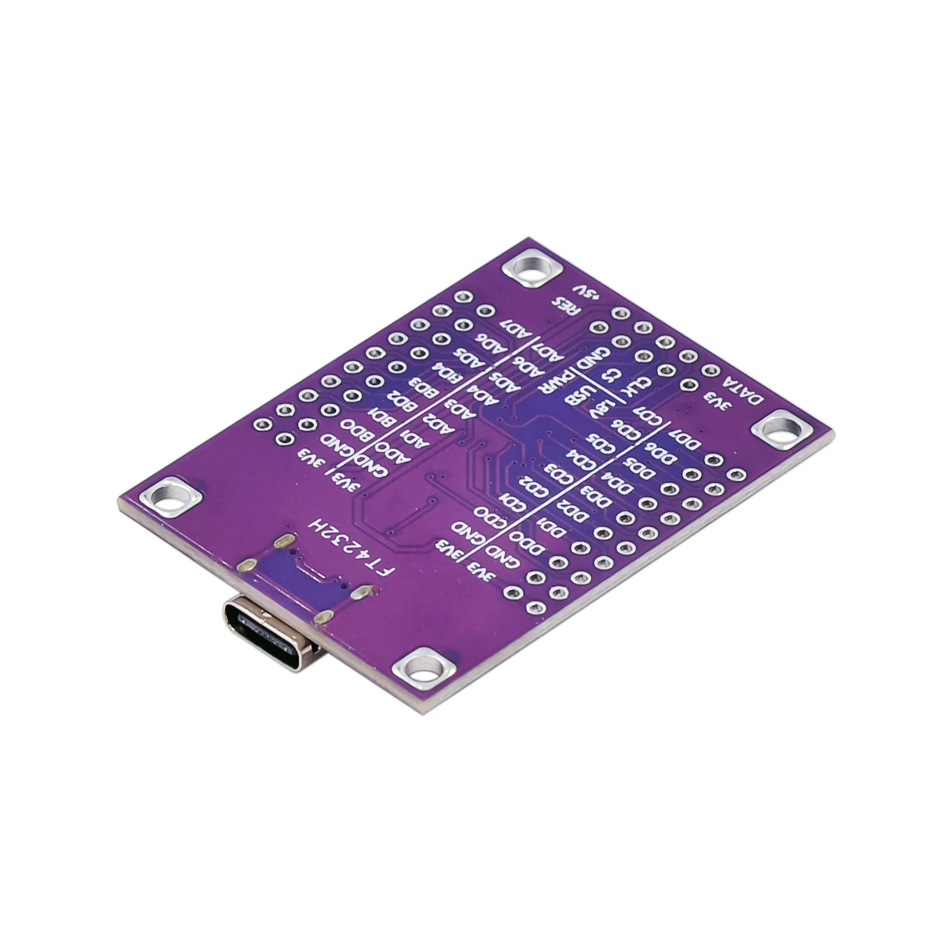 FT4232 Four-channel TYPE-C to Serial Port UART/SPI/I2C/JTAG/RS232 /RS485/RS422 Module 4 Channel FT4232HL