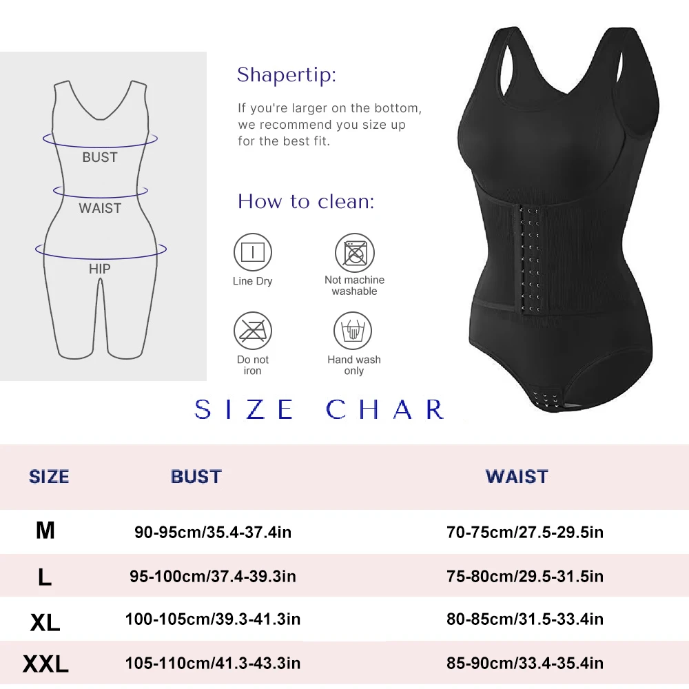 RGGMQQ 1PCS Body Moldeador Reductor para Mujer, Control de Abdomen, Moldeador de Cuerpo Completo, Corsé Entrenador de Cintura, Top sin Mangas