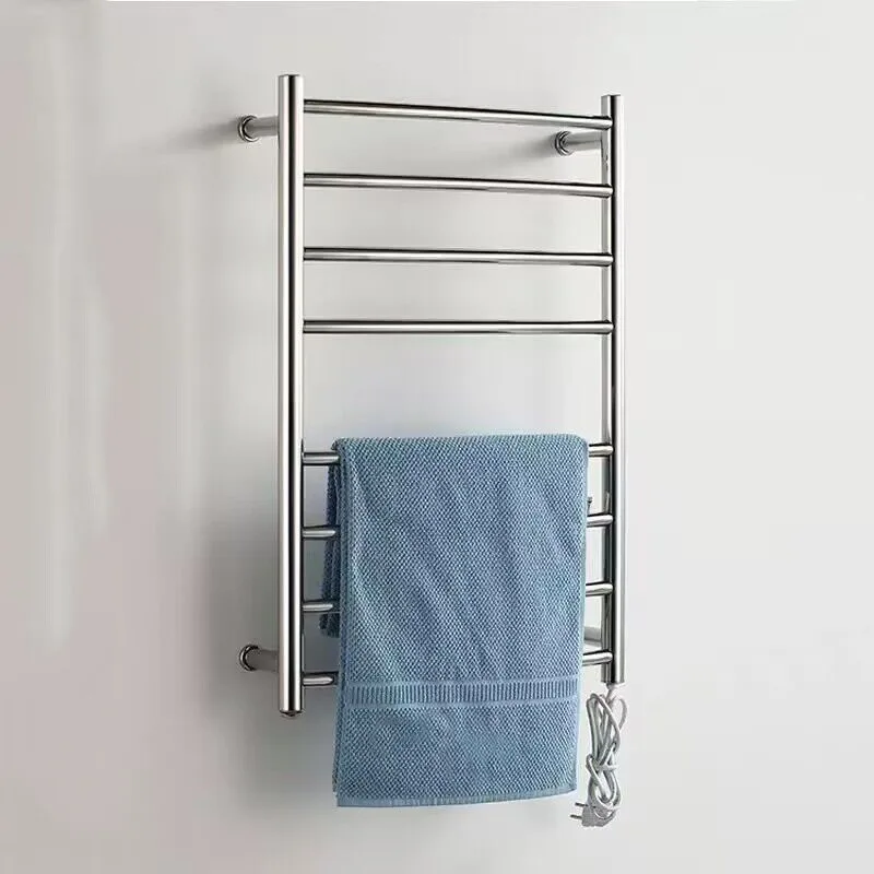 750Mm Electric Towel Rack 304 Stainless Steel 45C Constant Temperature 5Min Heated Towel Rail Towel Warmer 110V/220V