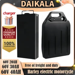 Original 60V 18650 Battery of Harley Lithium battery 20Ah 30Ah 40Ah ，2000W High power Waterproof Electric vehicle battery pack