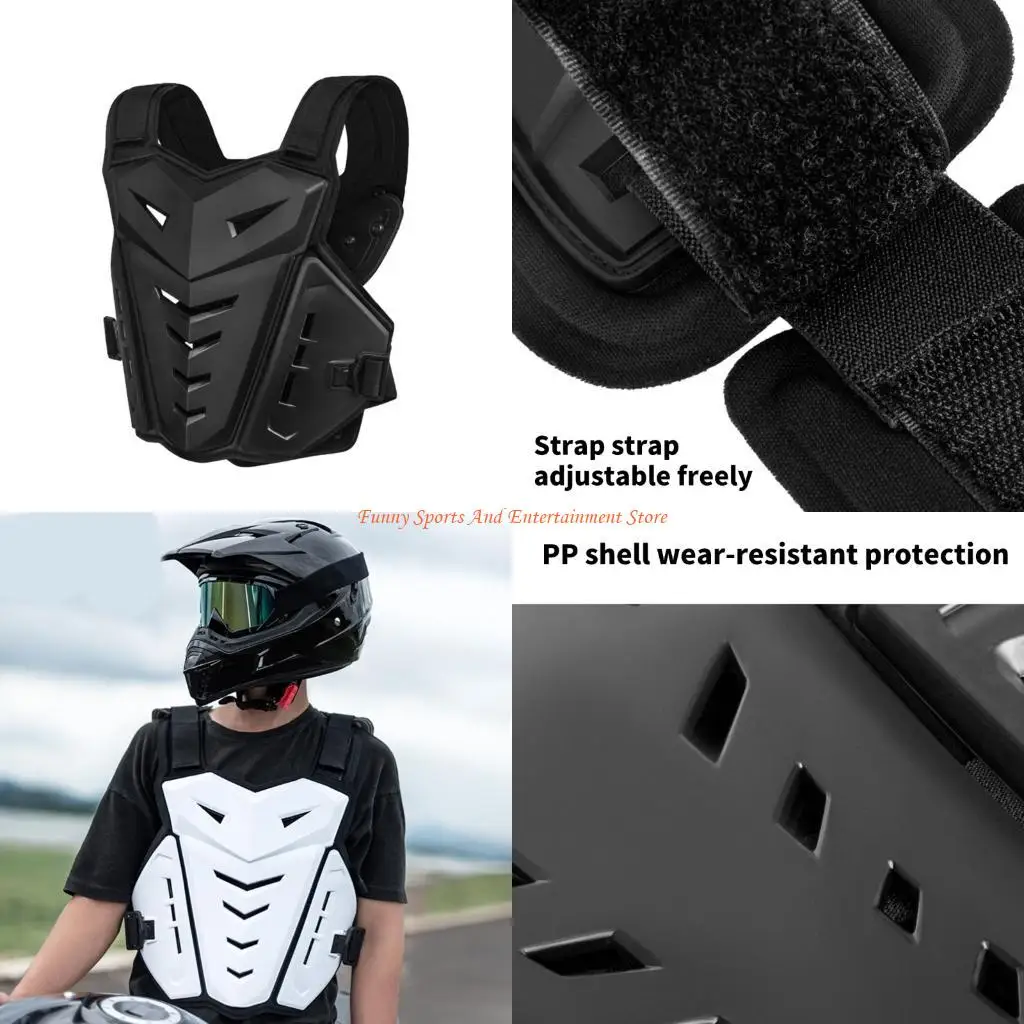c4de-不整地プロテクターシャツジャケット用調整可能なバイクボディ胸カバー