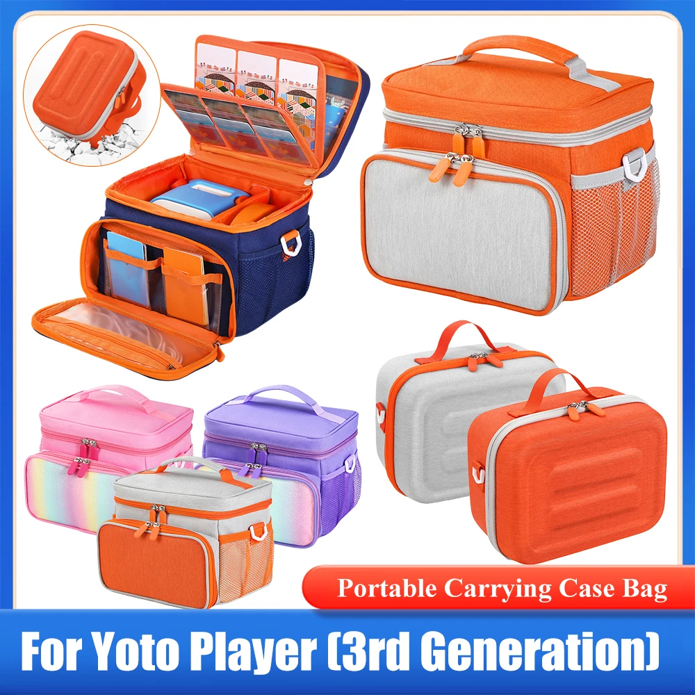 Hard Carrying Case For Yoto Player (3rd Generation) Travel Holder Cases Storage Bag For Audio Player & Headphone Accessories