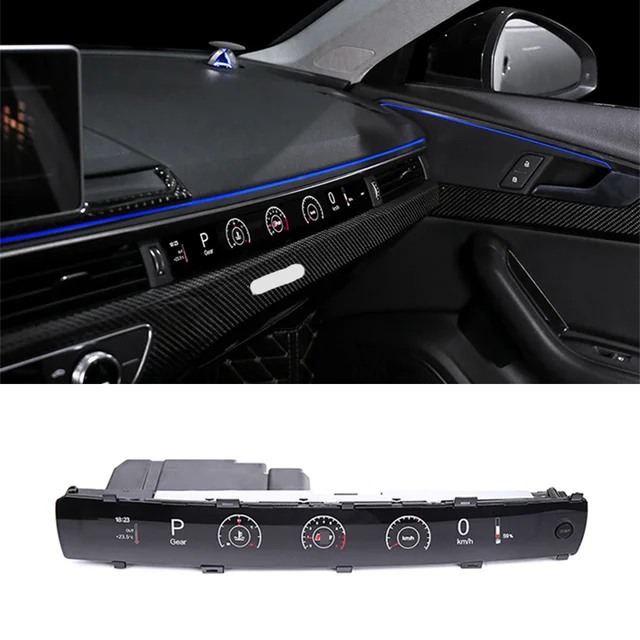 For2017-2024Audi A4 A5 S4 S5 RS4 RS5 Co-pilot LCD wskaźnik Co-pilot wyświetlacz modyfikacje wnętrz wirtualne wskaźniki jazdy