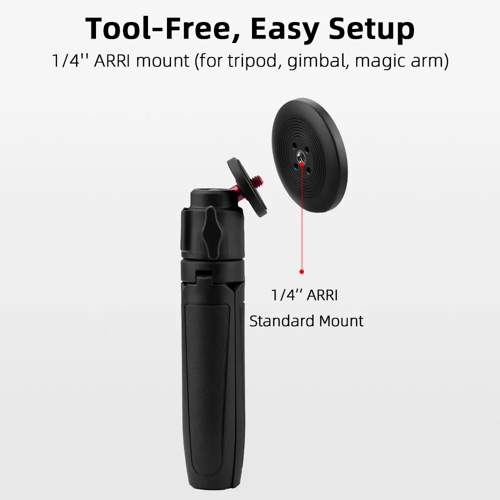 Flymile Magnetic Tripod Mount Adapter for IPhone 14 13 Pro/Galaxy/HUAWEI Magsafe Magnet Phone Holder Photographic Accessorise