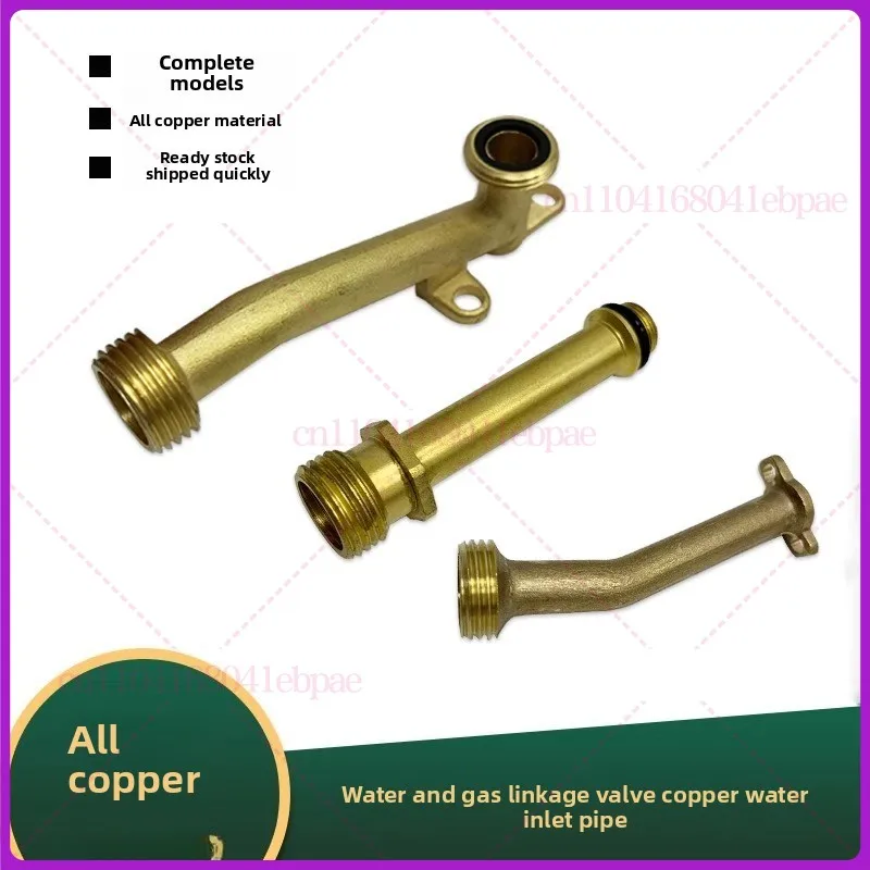 Scaldabagno a gas a temperatura costante Accessori universali Giunto della valvola di ingresso dell'acqua Valvola di collegamento del gas dell'acqua Giunto del tubo in rame