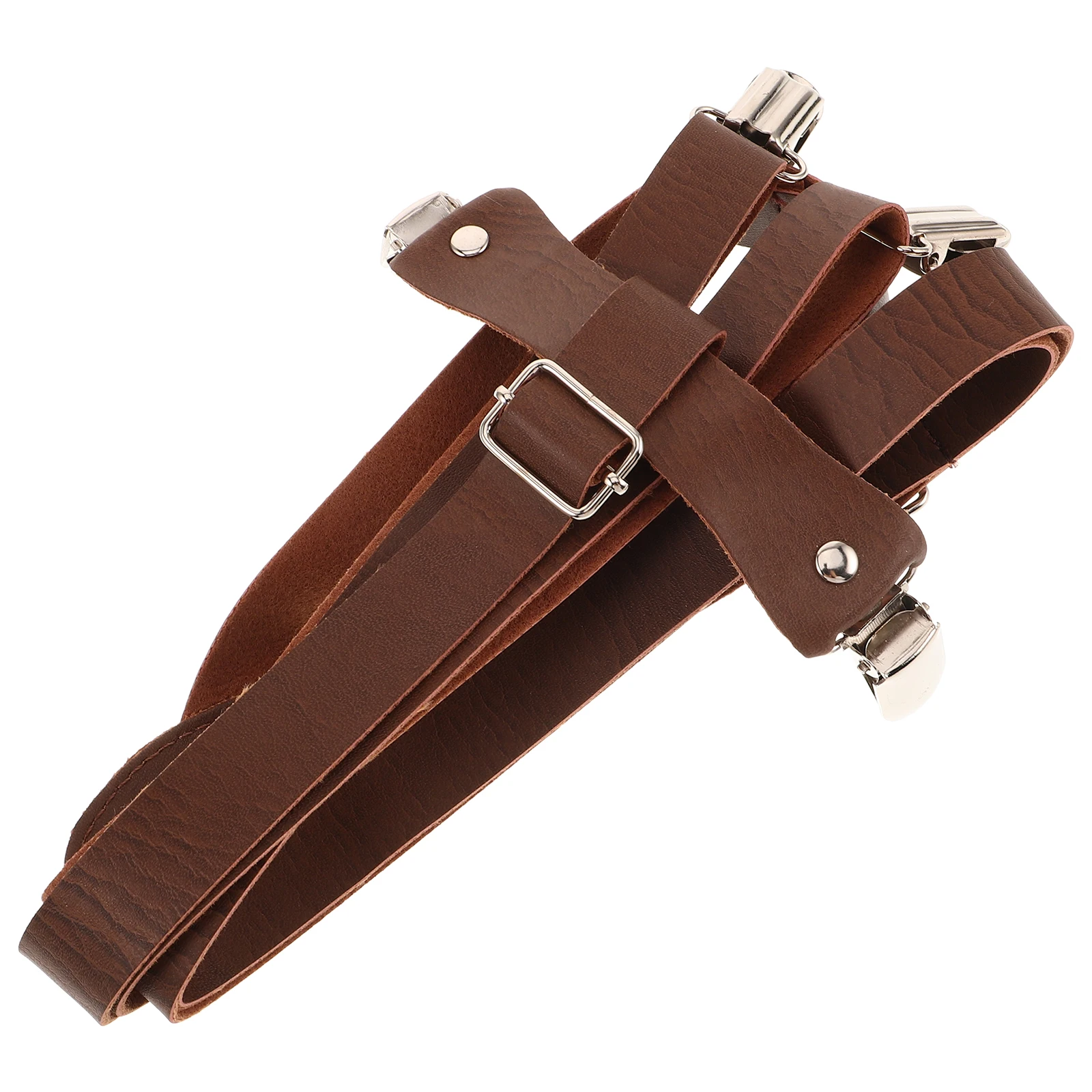 

Elastic Suspenders for Men Women PU Y Shape Clip System Adjustable Pant Suspender Belt Suitable Jeans Dress Pants