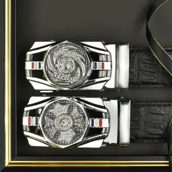 Sports Car Model Rotating Hollow Pants Buckle Luck Is On The Turn 4.0cm Belt Automatic Buckle