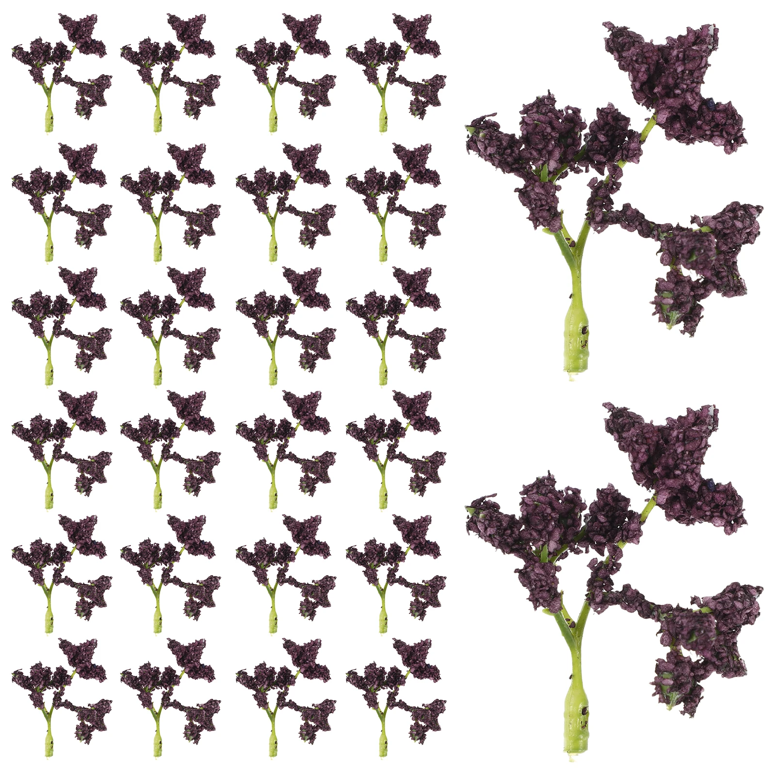 

100 pcs Artificial Foam Flowers Sturdy Plastic Stamens DIY Decorative Wedding Mini Crafts Faux Flower Heads Realistic Appearance
